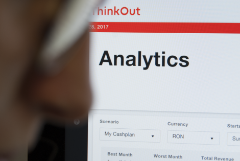 Analytics page on ThinkOut platform